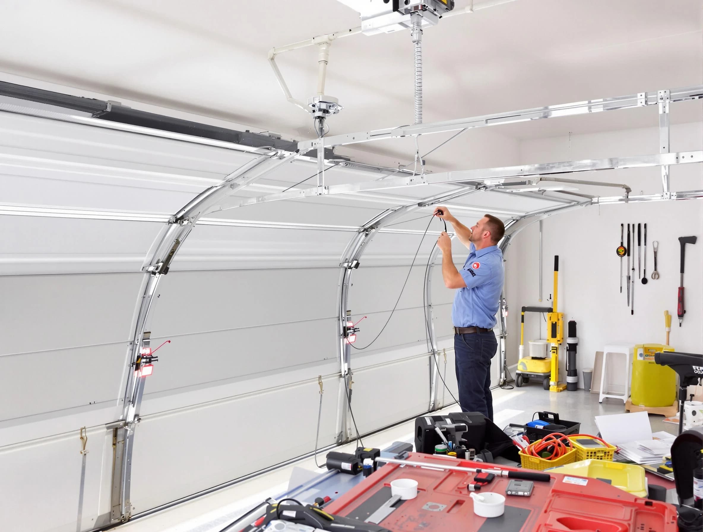 Garage door cable repair service by Alabaster Garage Door Repair in Alabaster