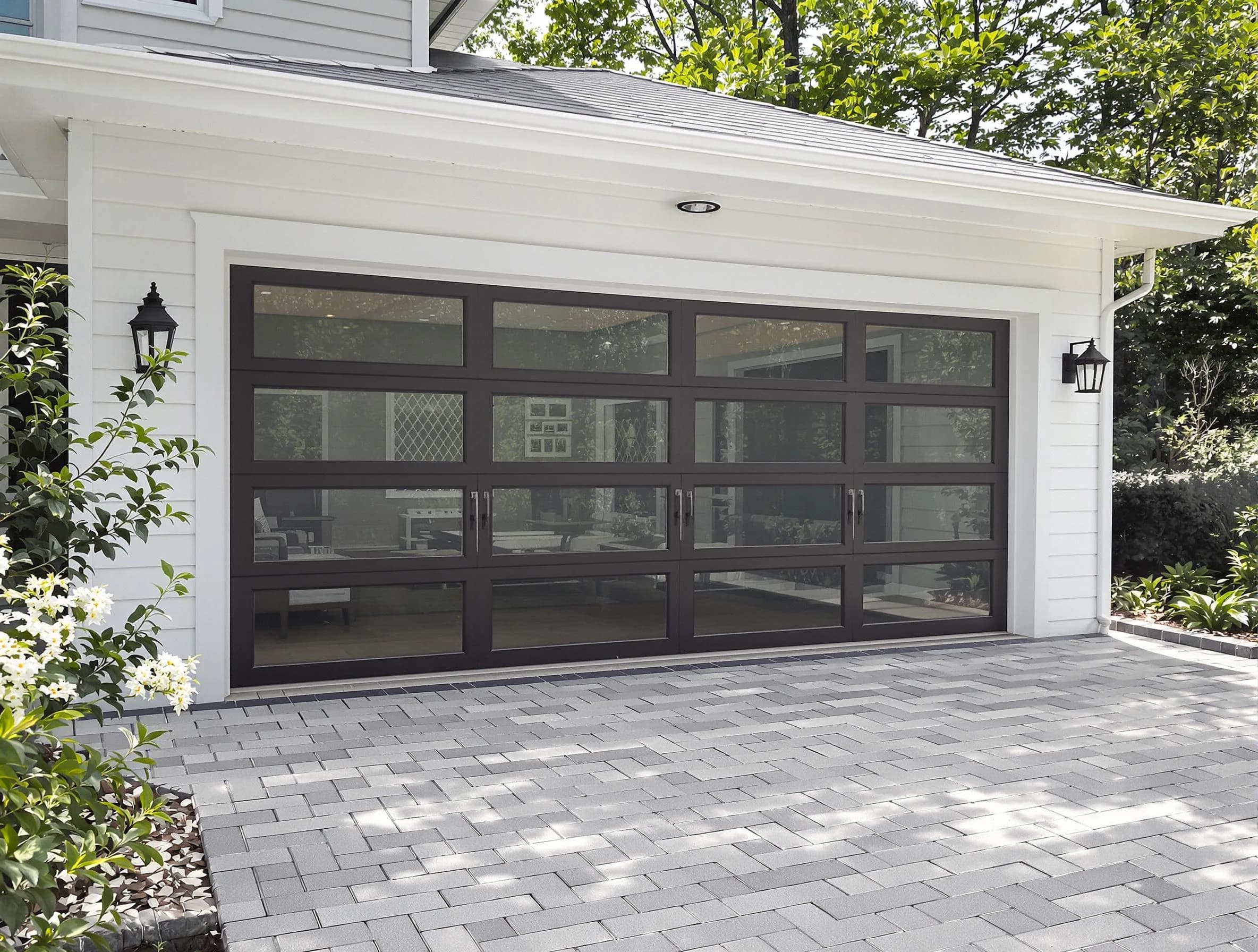 Alabaster Garage Door Repair design specialist presenting custom garage door options to Alabaster homeowner
