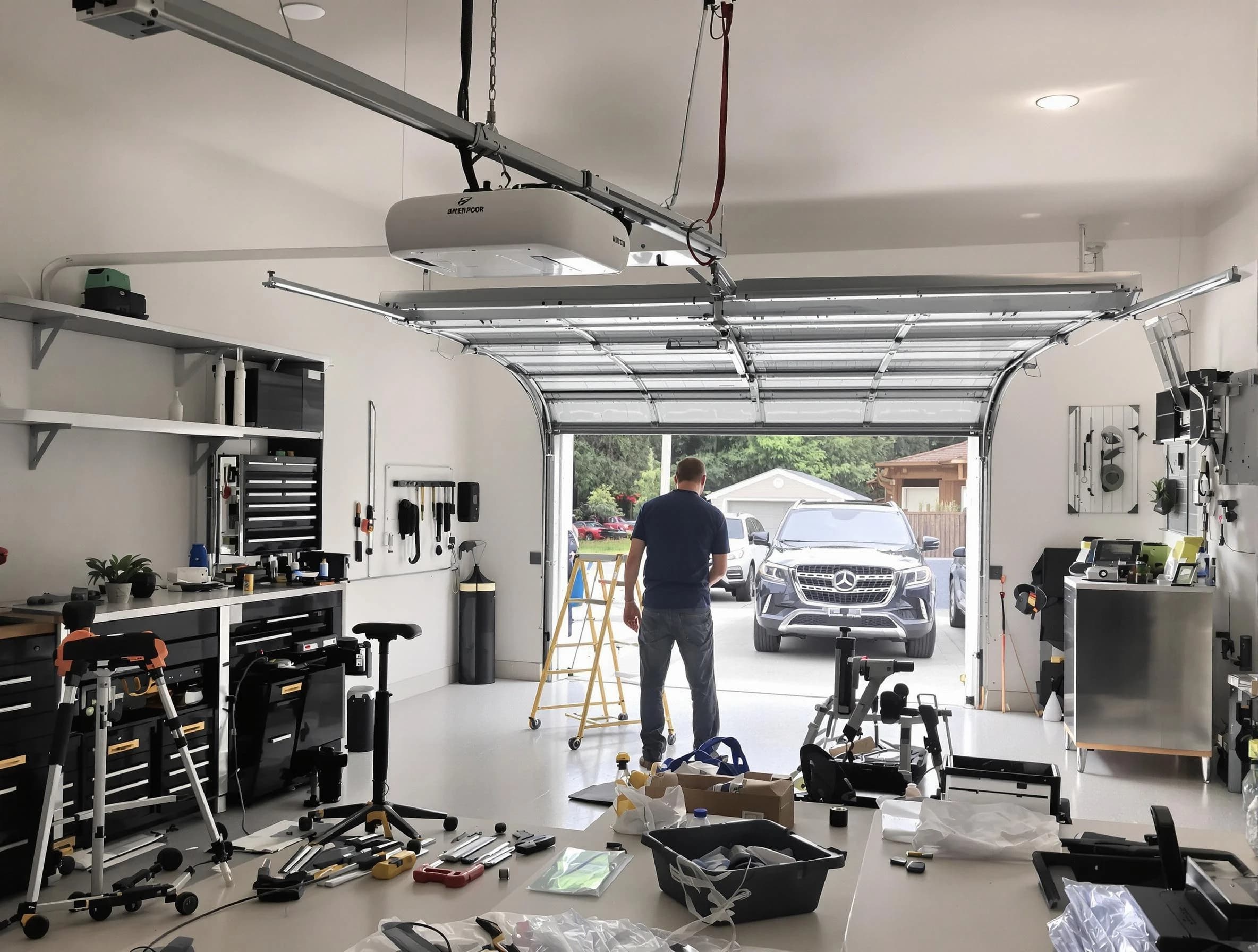 Garage door opener installation by Alabaster Garage Door Repair in Alabaster