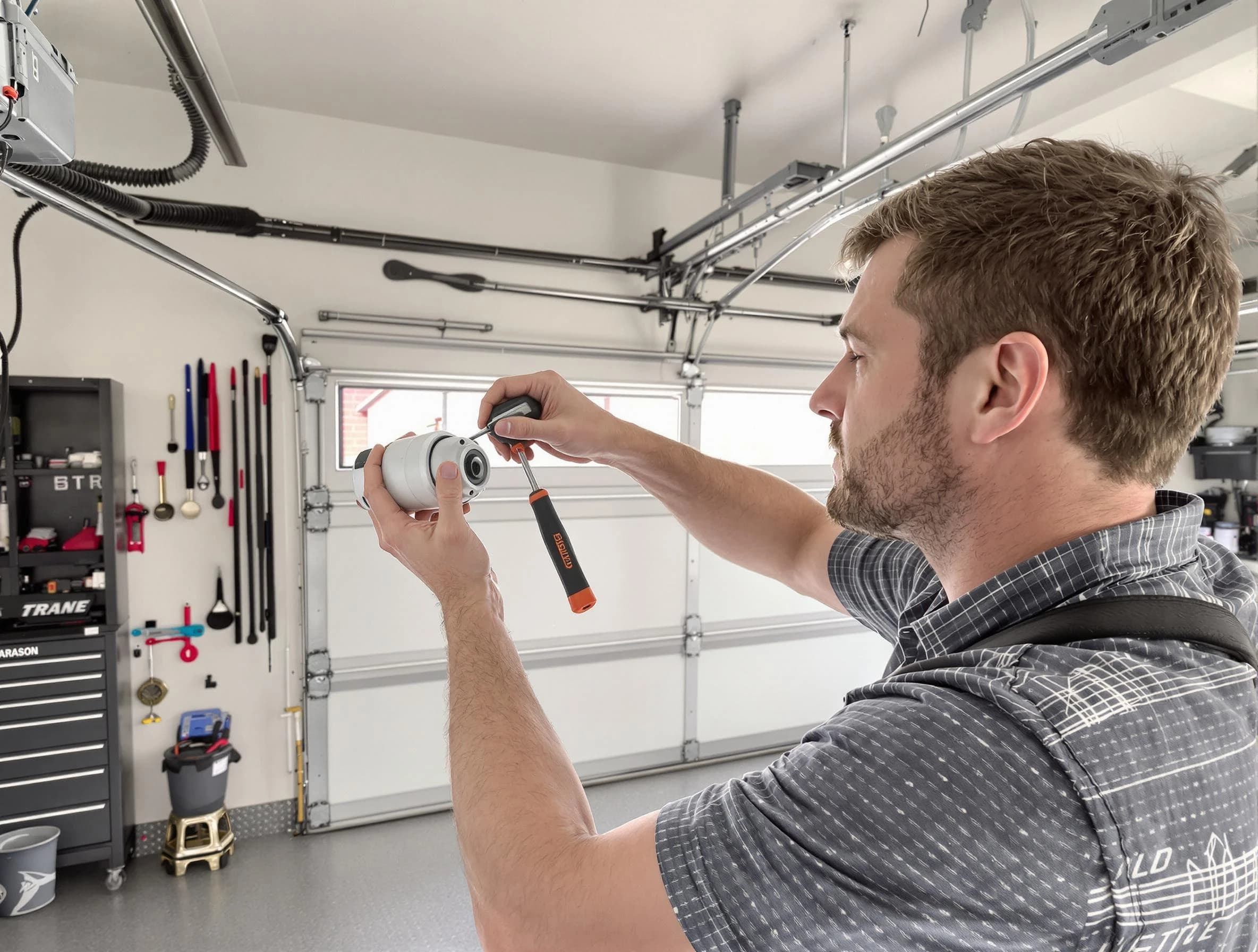 Garage door opener repair service by Alabaster Garage Door Repair in Alabaster