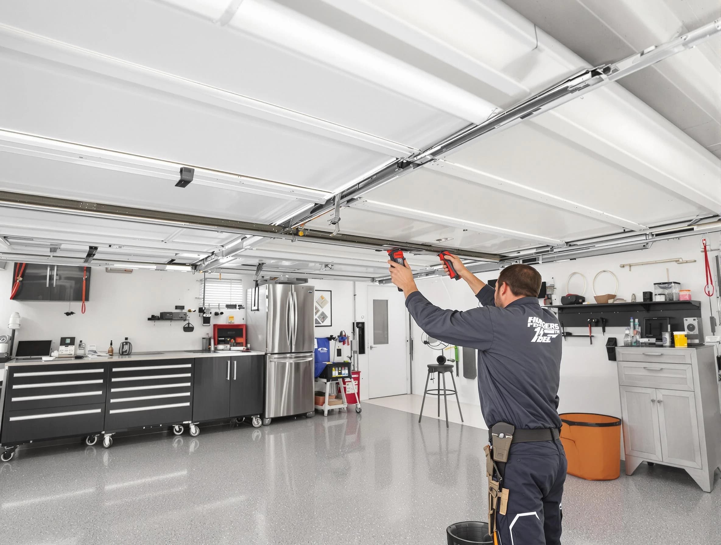 Overhead garage door repair service by Alabaster Garage Door Repair in Alabaster