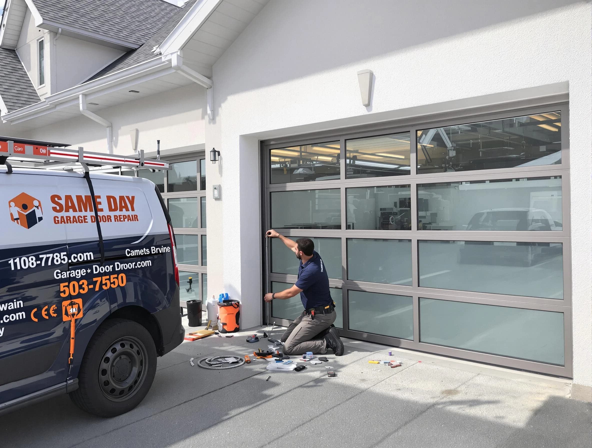 Same-day garage door repair service by Alabaster Garage Door Repair in Alabaster