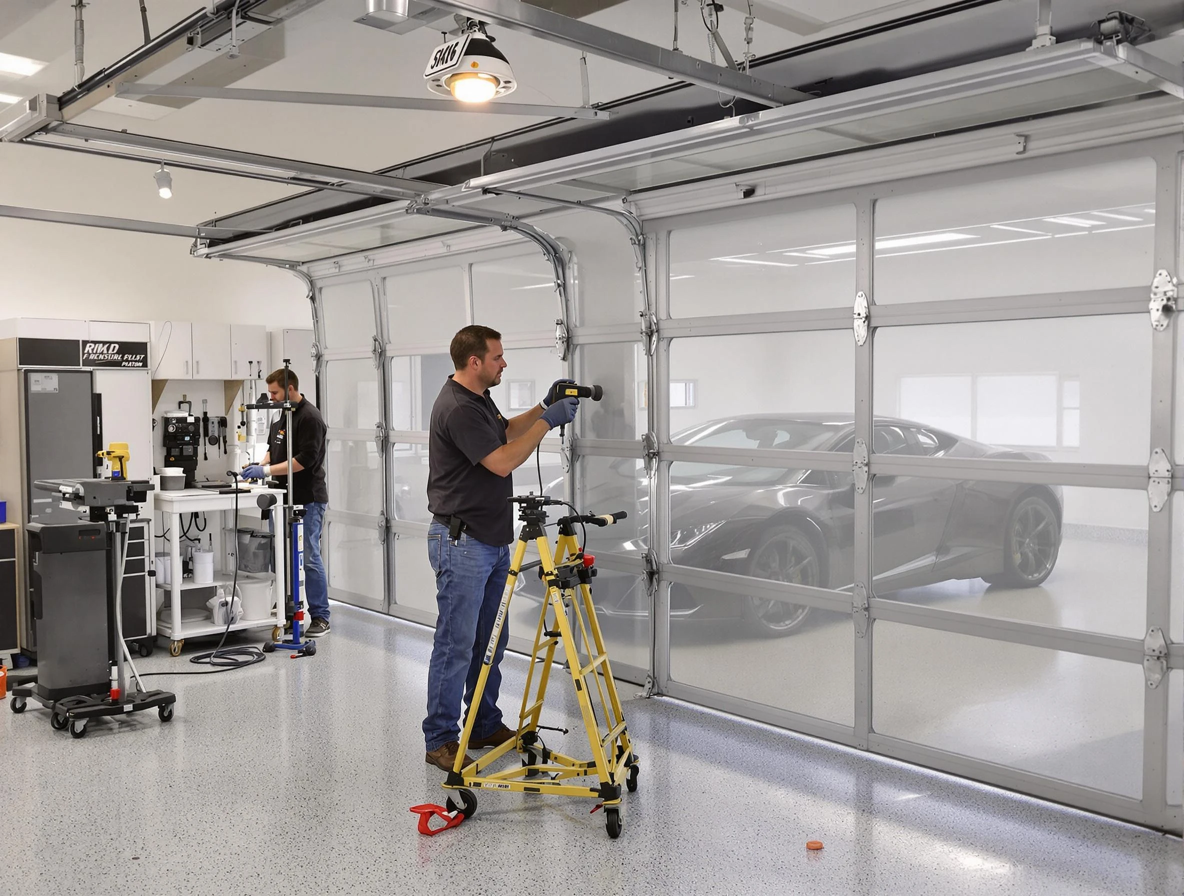 Garage Door Dents Repair in Alabaster