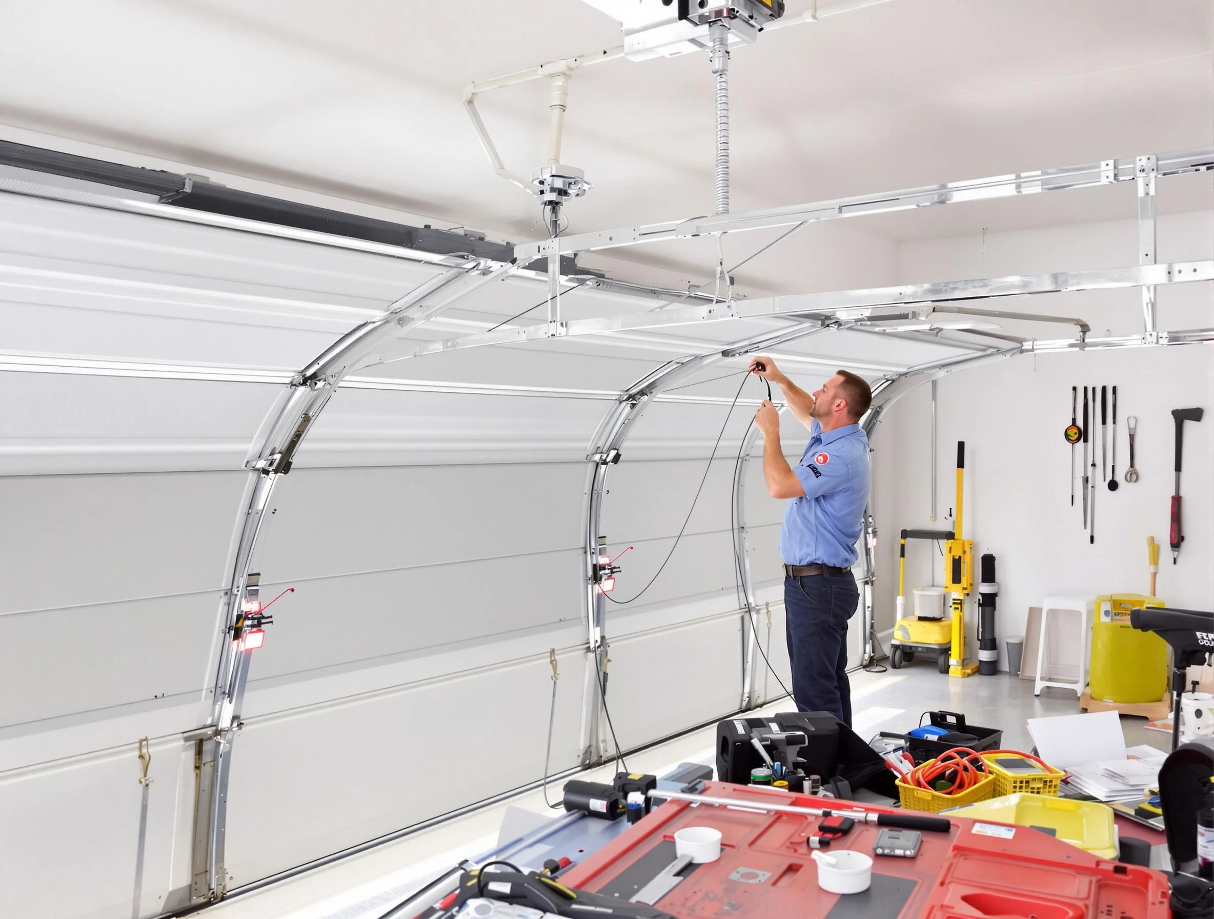 Garage door cable repair service by Alabaster Garage Door Repair in Alabaster