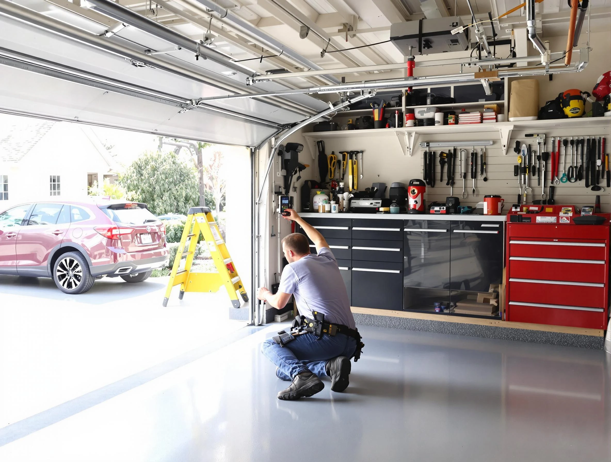 Local garage door repair service by Alabaster Garage Door Repair in Alabaster