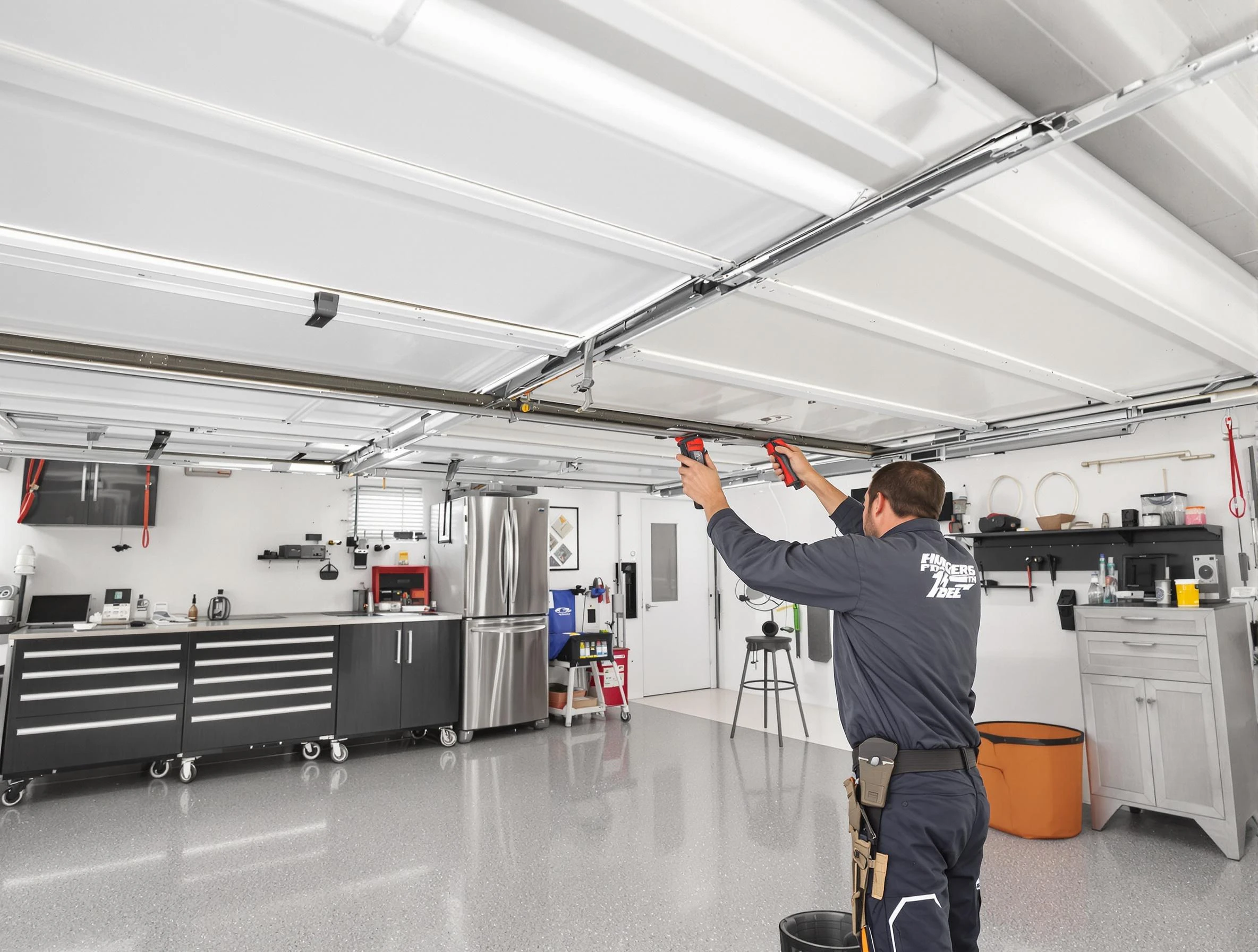 Overhead garage door repair service by Alabaster Garage Door Repair in Alabaster
