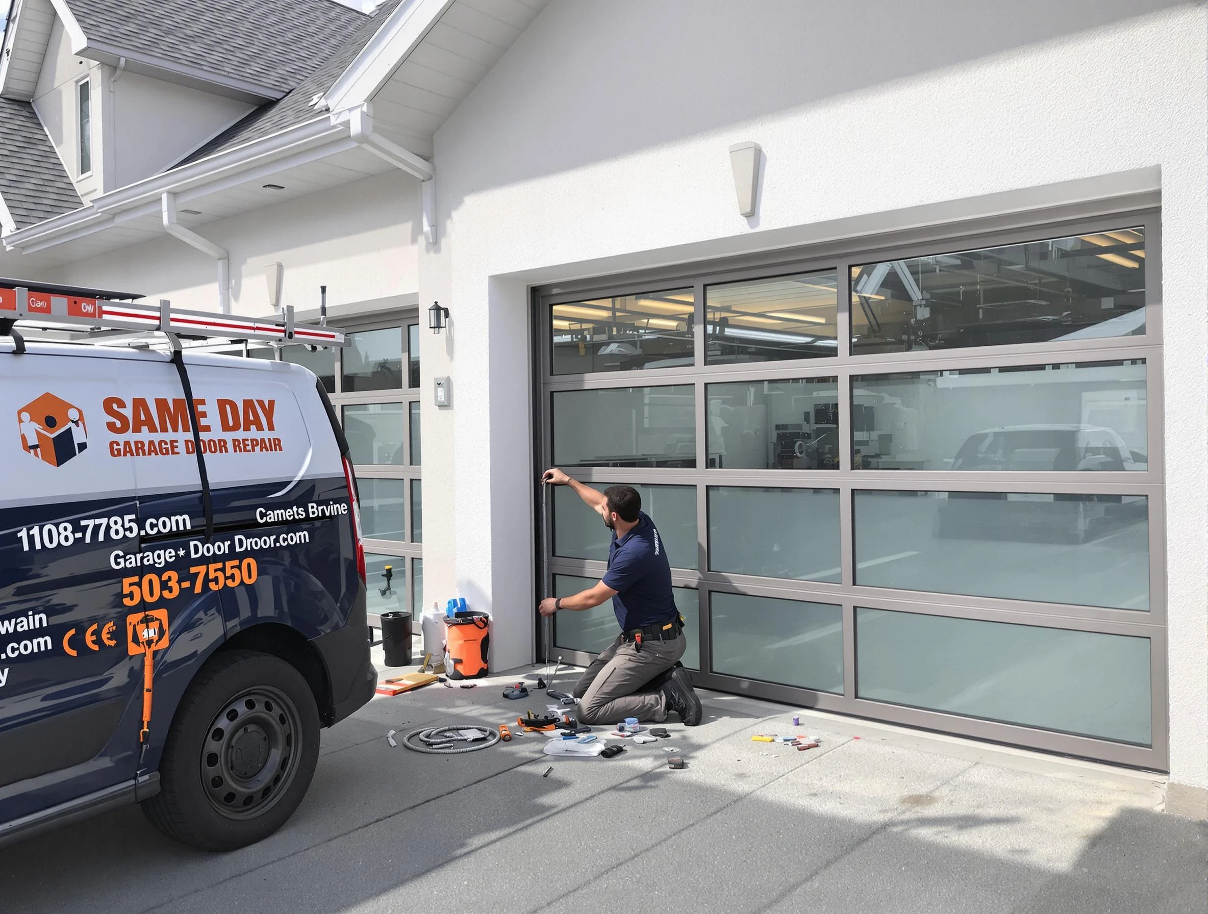 Same-day garage door repair service by Alabaster Garage Door Repair in Alabaster